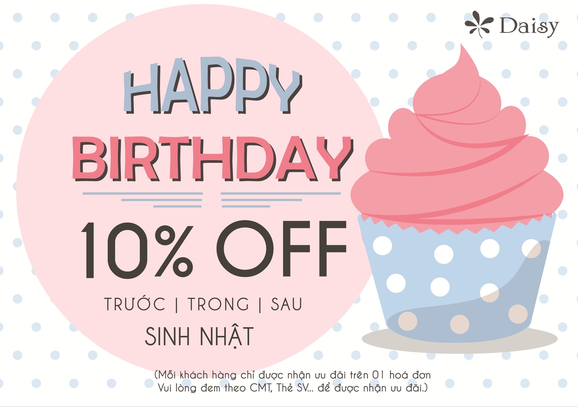 QUÀ TẶNG SINH NHẬT: ƯU ĐÃI 10% TỪ Thanh Giang